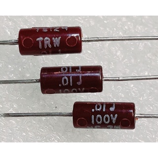 TRW 0.01uf 103 10nf 100V Capacitor ตัวเก็บประจุ หางหนู คาปาซิเตอร์