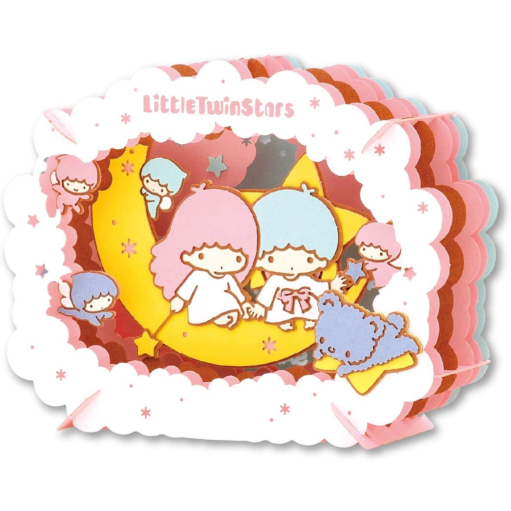 Japan Little Twin Stars Sanrio Character Moon & Stars Paper Theatre Craft Kit