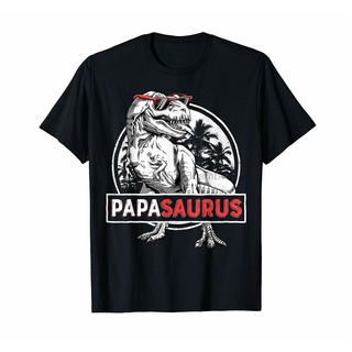 เสื้อยืด พิมพ์ลายไดโนเสาร์ Papasaurus สําหรับผู้ชาย