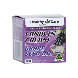 Healthy Care - Lanolin Cream with Grape Seed Oil 100g