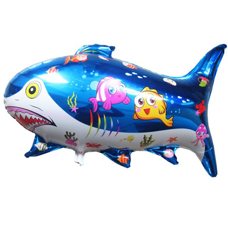 ลูกโป่งการ์ตูนรูป ปลาฉลาม Shark Fish Balloon - รูปที่ 2