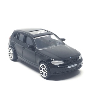 Majorette BMW Serie 1 - with Front number plate - Black Color /Wheels D5S /scale 1/58 (3 inches) no package