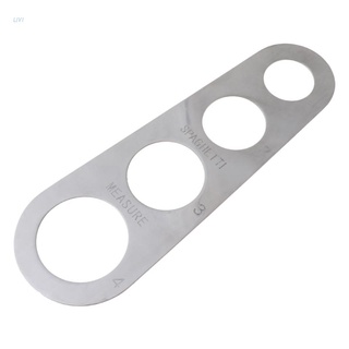 LIVI Stainless Steel Spaghetti Measurer Tool with 4 Holes Pasta Portion Control Gadgets 4 Portion Cooking Tool