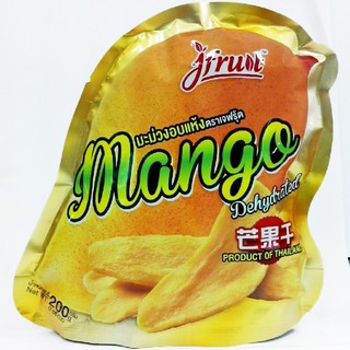 เจฟรุ้ต (Jfruit) มะม่วงอบแห้ง สูตรน้ำตาลน้อย Dehydrated Mango Low Sugar 200 g.