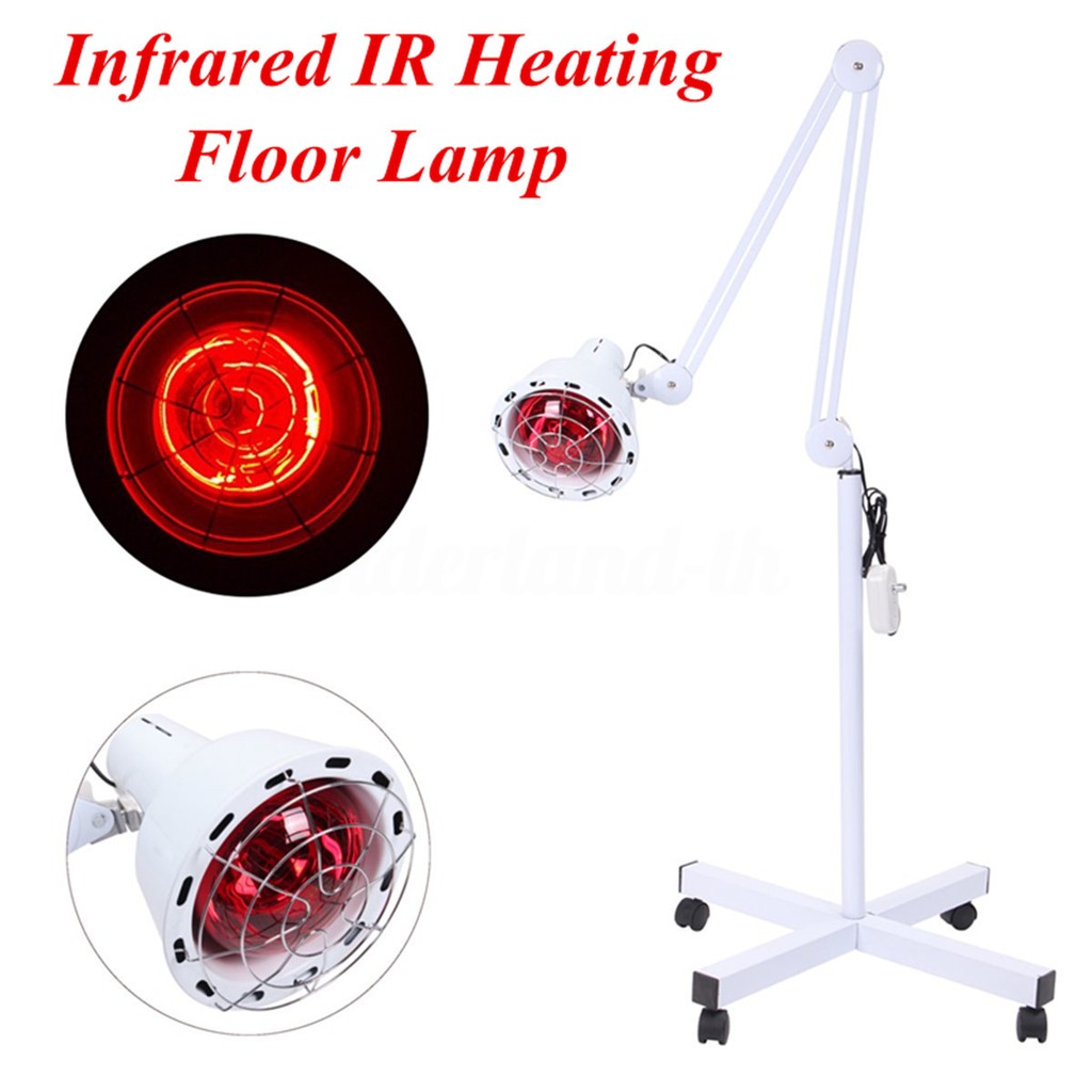275W 360° Floor Stand TDP Infrared Therapy Heat Lamp Pain Relief ...