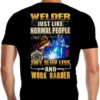 เสื้อยืดโอเวอร์ไซส์เสื้อยืด พิมพ์ลายการ์ตูนเชื่อม Just Like Normal People Only It Sleep Less And Work สําหรับผู้ชายS-3XL