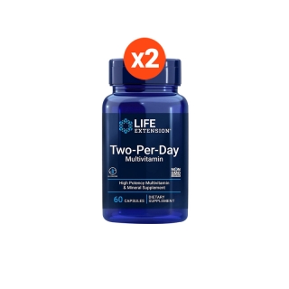 [ Gift Set ] Two per day 2 กระปุก วิตามินรวม Multivitamin ช่วยบำรุงผิวพรรณ และสุขภาพโดยรวม Life Extension Thailand