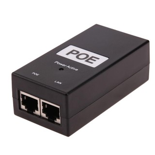 ราคา48V 0.5A 24W Desktop POE Power Injector Ethernet Adapter Surveillance CCTV - intl