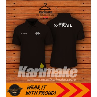 เสื้อโปโลแขนสั้น พิมพ์ลายรถยนต์ Nissan X Trail DB