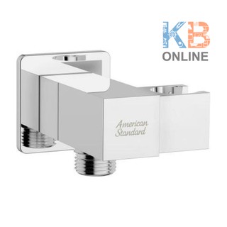 FFAS9143-000500BT0 ข้อต่อฝักบัวสายอ่อนพร้อมขอแขวน (แบบเหลี่ยม) American Standard Wall Outlet with Holder (Square)