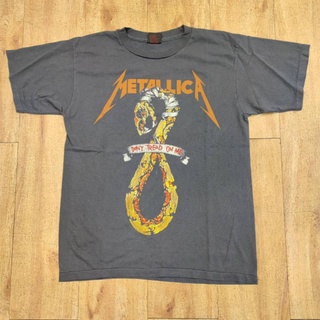 Metallica dont tread on me  @1992 acid washed ผ้าร้อย ฟอกนุ่ม ซีด เฟด เสมอทั่งตัว แนวใหม่ สวยมาก เสื้อวง เสื้อทัวร์