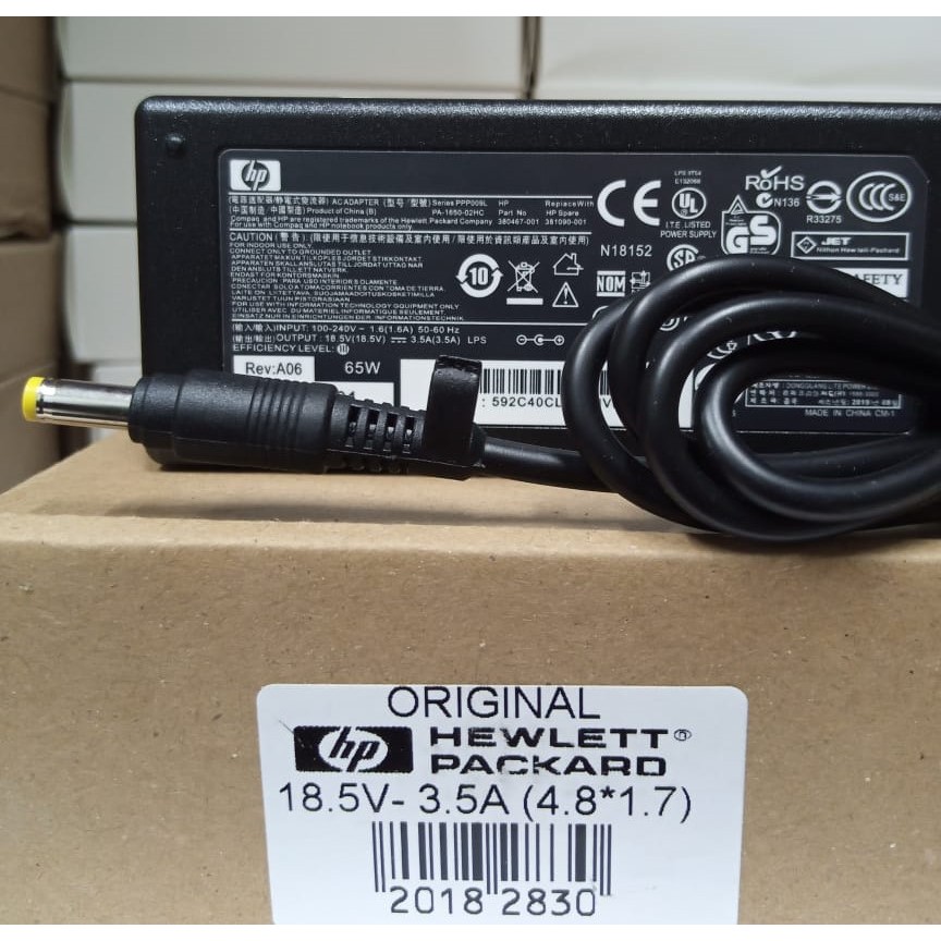 HP Compaq Presario C500 C700 F500 F700 M2000 18.5V 3.5A แล็ปท็อปอะแดปเตอร์ชาร์จ