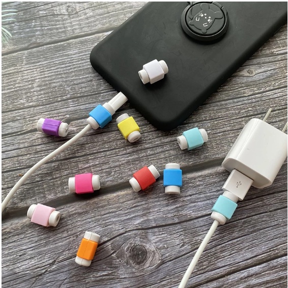 ปลอกป้องกันสายชาร์จ สายหูฟัง USB สําหรับ Apple iphone 11 12 XR XS Max Pro