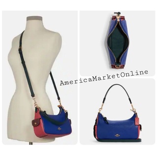 กระเป๋าหนัง COACH/ PENNIE SHOULDER BAG 25 IN COLORBLOCK (COACH C6816)