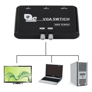 สวิตซ์ 2 in 1 out vga/svga อุปกรณ์เสริมสําหรับคอมพิวเตอร์