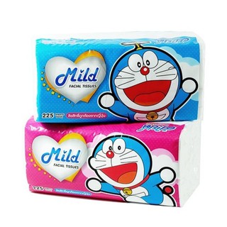 ทิชชู่ กระดาษเช็ดหน้า mild 1 ห่อ มี 150 แผ่น