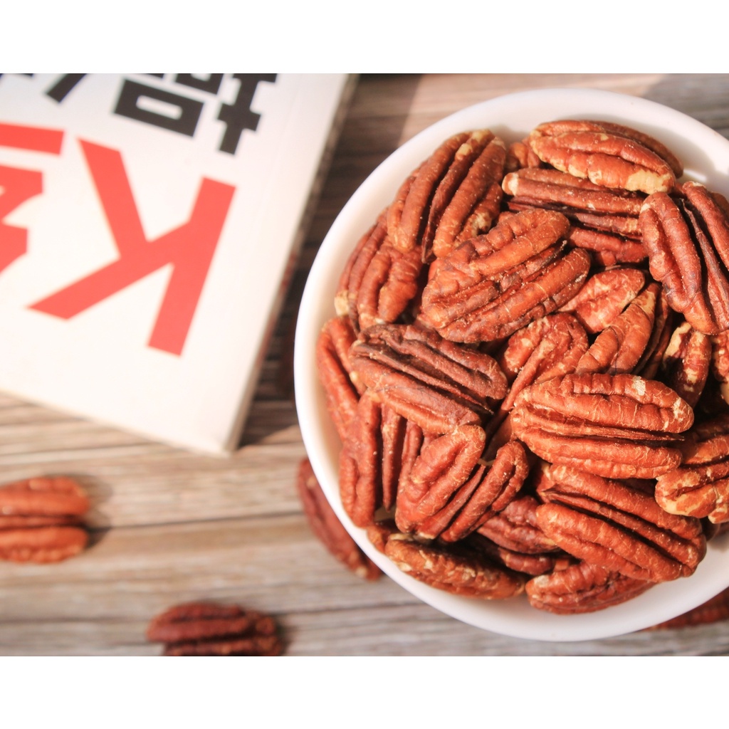 ⚡ใหม่⚡ถั่วพีแคน (Pecans) รับประทานกับสลัด หรือโยเกิร์ต ขนมขบเคี้ยว