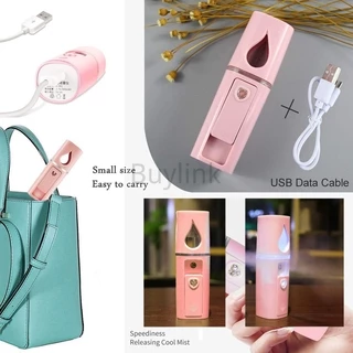 เครื่องฉีดน้ำหมอกนาโนขนาดเล็ก 20 มล. ฉีดน้ำหน้า USB หน้า Nebulizer ไอน้ำแบบพกพา เครื่องมืออาหารเสริมน้ำนาโน สเปรย์หน้า เครื่องฉีดความชื้นหมอกเย็น Hydration
