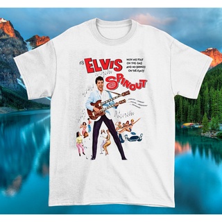 เสื้อยืดวงดนตรีมาใหม่ กราฟิก Elvis Presley Singer ยอดนิยม แฟชั่น สําหรับวันเกิดall size