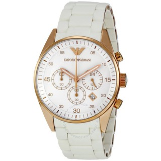 EMPORIO SPORT COLLECTION AR5919 WHITE MENS WATCH - นาฬิกาแบรนด์เนม อามานี่ แท้ 100% ของแท้ราคาถูก สำหรับผู้ชาย A-71