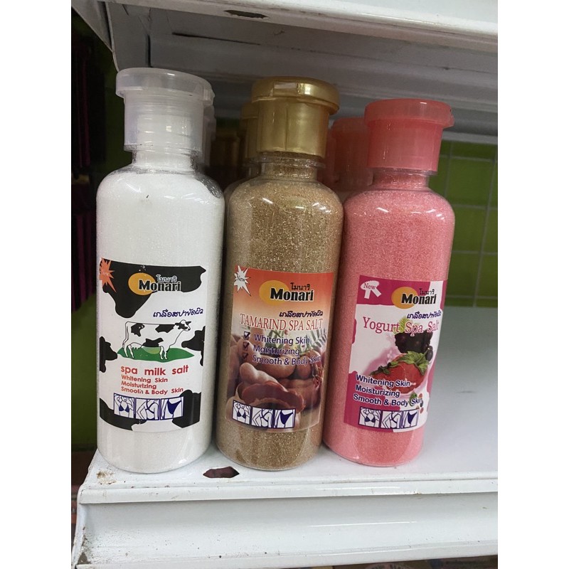พร้อมส่ง เกลือขัดผิว โมนาริ 250กรัม Monari Spa Salt โมนาริ (มี 4 สูตรให้เลือก)