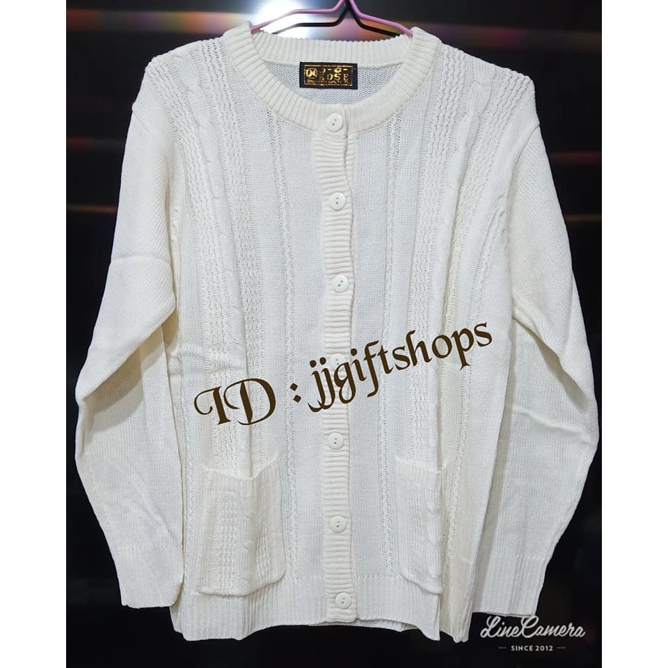 เสื้อกันหนาวไหมพรม แขนยาว