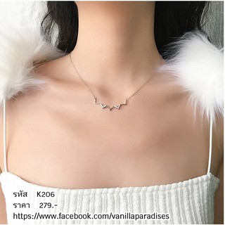 สร้อยคอเงิน925 รหัส K206 พร้อมส่ง!! 925