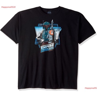 Happymall520 Star Wars Mens The Boba Fett Short Sleeve T-Shirt ดพิมพ์ลาย ดผ้าเด้ง คอกลม cotton แฟชั่น เสื้อคู่ชายหญิง 2