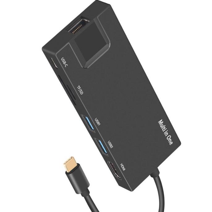 อะแดปเตอร์ Bubm Usb Type C Hub 7 In 1 Lan พร้อมที่ชาร์จ Pass-Through ...