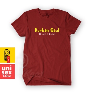 เสื้อผ้าผชGaul KORBAN เสื้อยืด ผ้าฝ้าย ลาย Distro Free 30s สําหรับผู้ชาย และผู้หญิงS-5XL