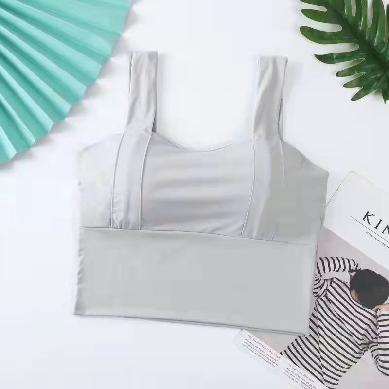 Gakki เสิ้อกล้าม เสื้อชั้นในสตรี สายเดี่ยว สไตล์เกาหลีทรงเกาะอกเซ็กซี่ 8811# - รูปที่ 5