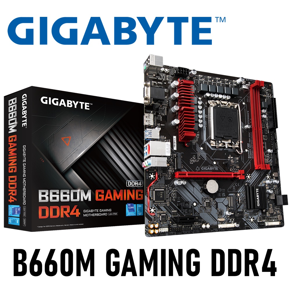 MAINBOARD (เมนบอร์ด) 1700 GIGABYTE B660M GAMING DDR4 ประกัน 3 ปี