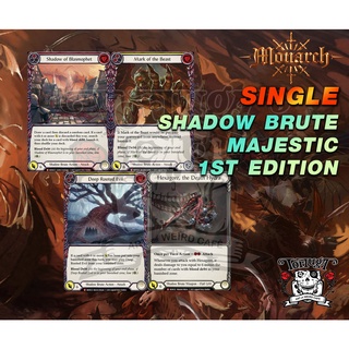 Shadow Brute Majestic | Monarch MON-A  | Flesh and Blood TCG Single | การ์ดแรร์ระดับ M ขายแยกใบ First Edition Weapon