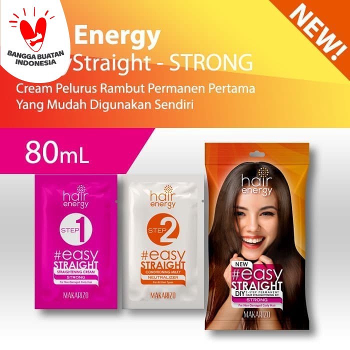 Makarizo HAIR ENERGY EASY STRAIGHT STRONG 80ML