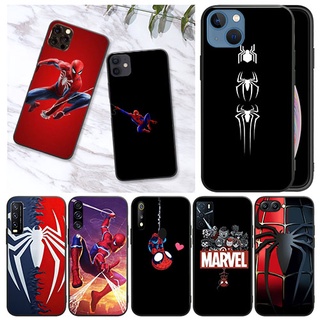 เคสโทรศัพท์มือถือแบบนิ่ม ลายสไปเดอร์แมน สีดํา สําหรับ vivo y11 y12 y15 y17 y19 y20 y20i y20s y11s y5s