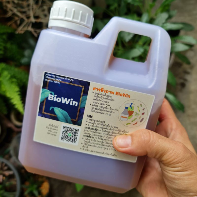 ‼️สาร BioWin (Organic100%) กำจัดเพลี้ยแป้ง เพลี้ยหอย เพลี้ยไฟ ไรแดง ไล่หนอน ไล่แมลง
