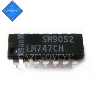 มีสินค้า วงจรรวม DIP-14 LM747CN LM747 5 ชิ้น