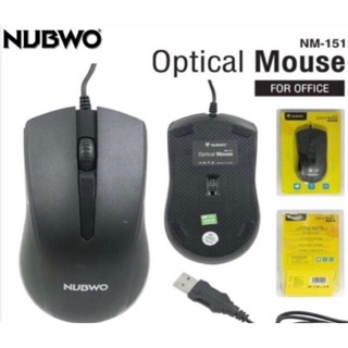 USB Optical Mouse NUBWO รุ่น NM-151