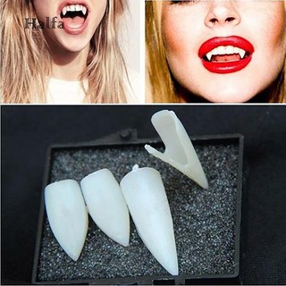 HL☆Cosplay Dentures Zombie Devil Vampire Fang Teeth Halloween Fancy Dress Accessory