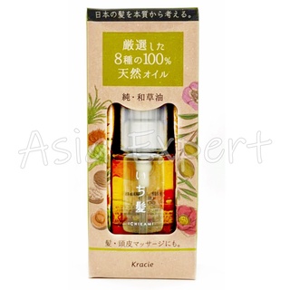 Kracie ICHIKAMI Pure Japanese Herb Hair Massage Treatment Oil 60mL น้ำมันเอสเซ้นส์บำรุงเส้นผม