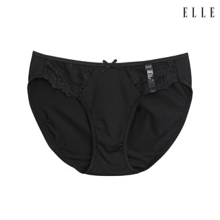 ELLE Lingerie BIKINI LOWRISE PANTY กางเกงในรูปแบบ Bikini แต่งผ้าลูกไม้ - LU2783