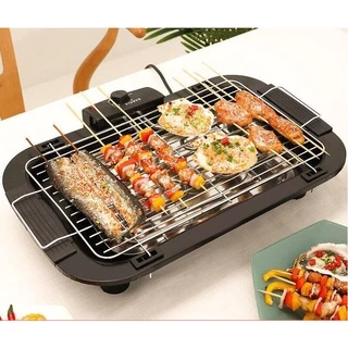 DIMAN เตาย่างไฟฟ้า เตาย่างบาร์บีคิว 1800W เตาปิ้งย่างไฟฟ้าไร้ควัน ให้ความร้อนเร็วปรับระดับความร้อน รุ่น HMBBQ