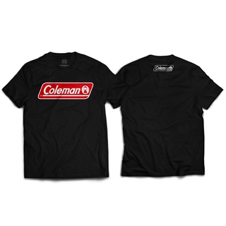 สายกางเต้นท์ Coleman งานสกรีนพรีเมี่ยม ใส่สบายไม่ร้อน เสื้อยืด