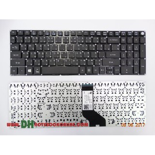 ⌨KEYBOARD ACER E5-573 ปุ่มพาวเวอร์ยาว Black⌨