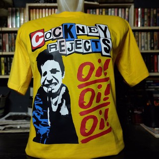 เสื้อยืด พิมพ์ลายวงดนตรี PUNK COCKNEY REJECTS