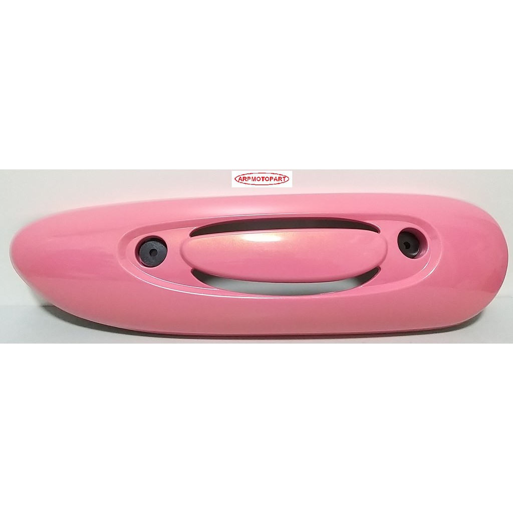 เเผ่นกันร้อนท่อไอเสีย สกู๊ปปี้-ไอ SCOOPY-I # สีชมพูอ่อน R352P # 12-16 # HMA # 3600-090-ZP1