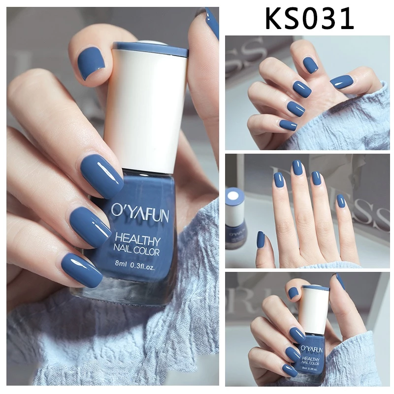 OYAFUN สีทาเล็บ ยาทาเล็บ สีทาเล็บลอกได้ กลิ่นหอม สีทาเล็บเจลไม่ต้องอบ  แห้งเร็ว ปกป้องเล็บ thumbnail 6