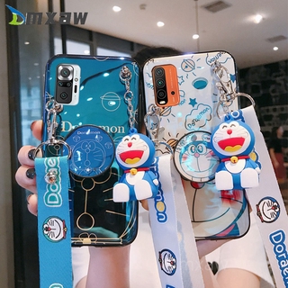 DORAEMON เคสโทรศัพท์มือถือลายการ์ตูนโดเรม่อนสําหรับ Xiaomi Redmi 9T Note 10 Pro 5 G 9 5 G Mi 11 10 T Pro Poco X3 Nfc