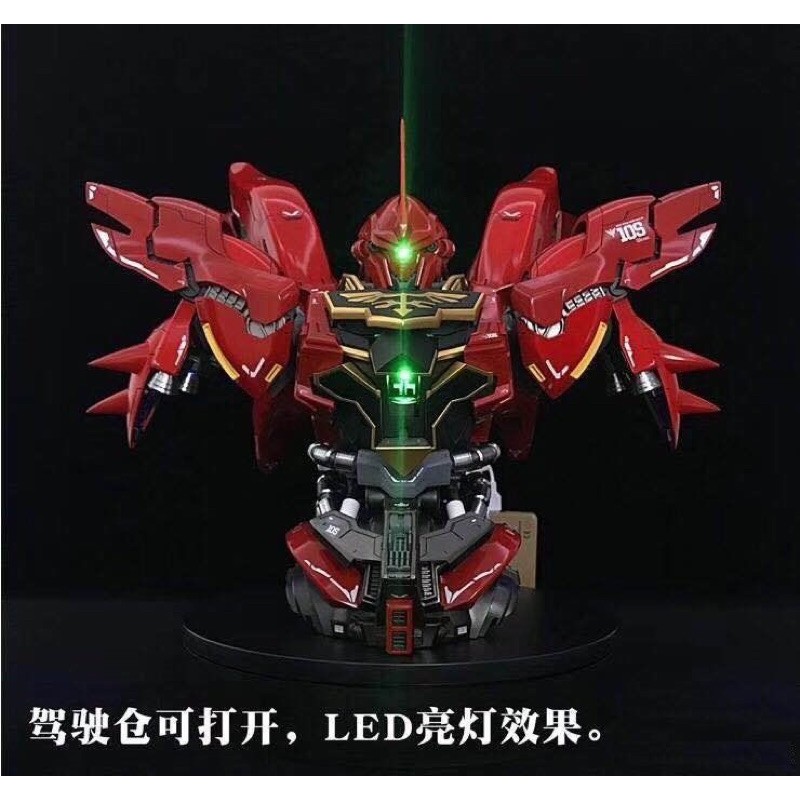 1/35 MSN-06S SINANJU Bust+LED+ฐาน[Yihui]