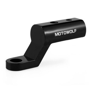 cherry MOTOWOLF MDL3509 Motorcycle Rearview Mirror Expansion Bracket Holder Mount